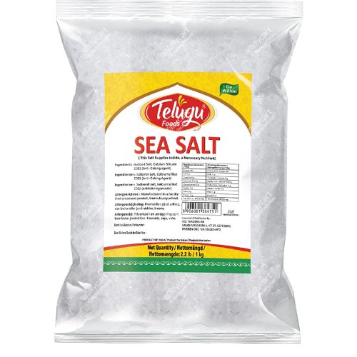Telugu Foods sea salt  - 1 Kg