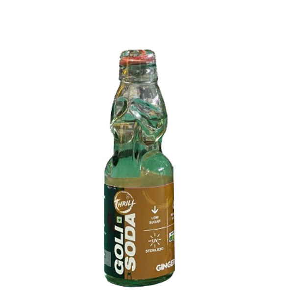 Thrill Goli Soda Bottle Ginger Flavor - 225 ml