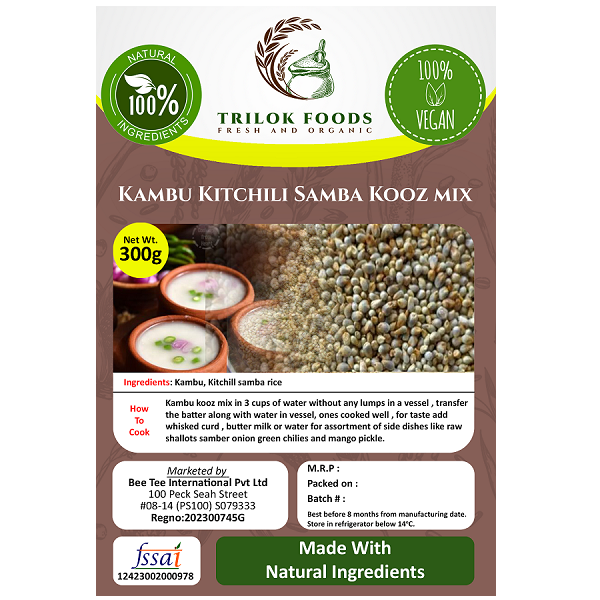 Trilok Foods Kambu Kitchili Samba Kooz Mix(Pearl Millet) - 300 g