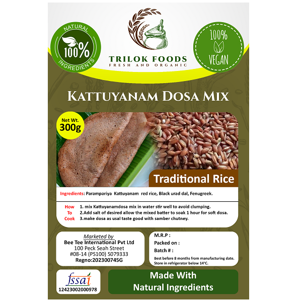 Trilok Foods Kattuyanam Dosa Mix - 300 g