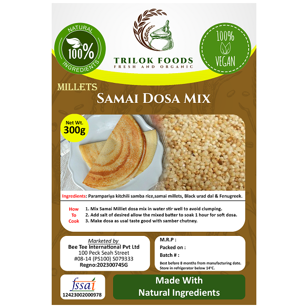 Trilok Foods Samai Little Millet Dosa Mix - 300 g