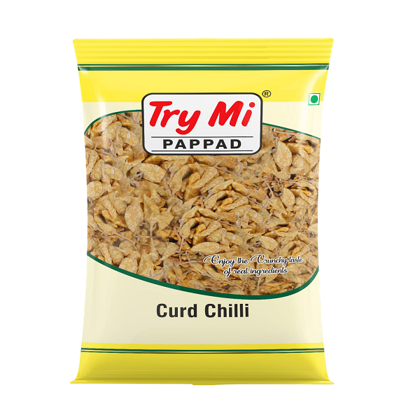 Try Mi Traditional Mour Milagai Curd Chilli Papad - 200 g