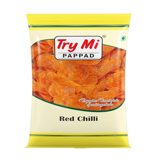 Try Mi Traditional Red Chilli Papad - 200 g