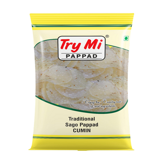 Try Mi Traditional Sago Cumin Papad - 200 g