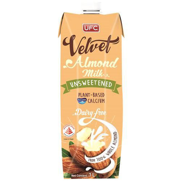 UFC Velvet Unsweetened Almond Milk - 1 L