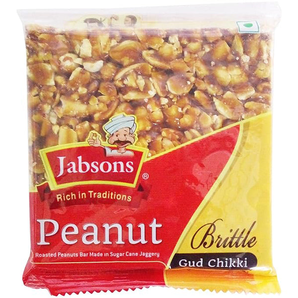 Jabsons Chikki Peanut Gud - 100 g