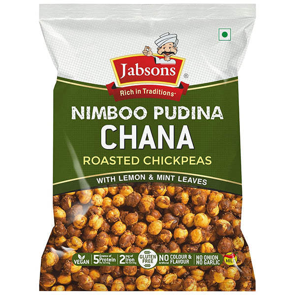 Jabsons Roasted Nimboo Pudina Channa - 150 g