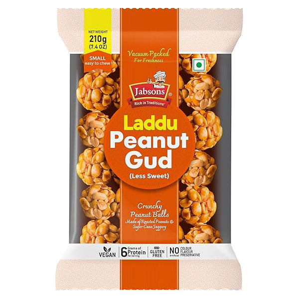 Jabsons Chikki Peanut Laddu - 210 g