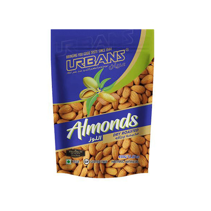 Urbans Dry Roasted Almonds - 80 g