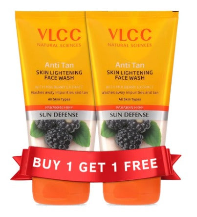 VLCC Anti Tan Skin Lighting Face Wash - 150 g (Buy 1 Get 1)