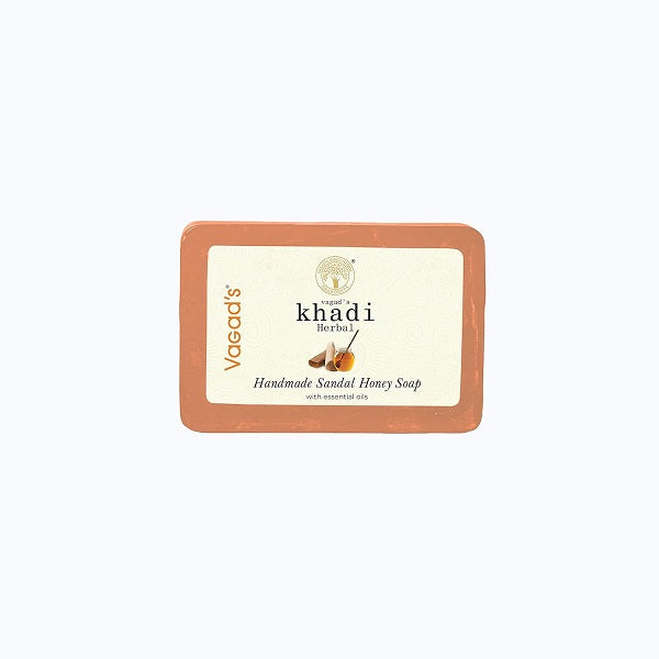 Vagad's Khadi Natural Sandal & Honey Soap - 100 g