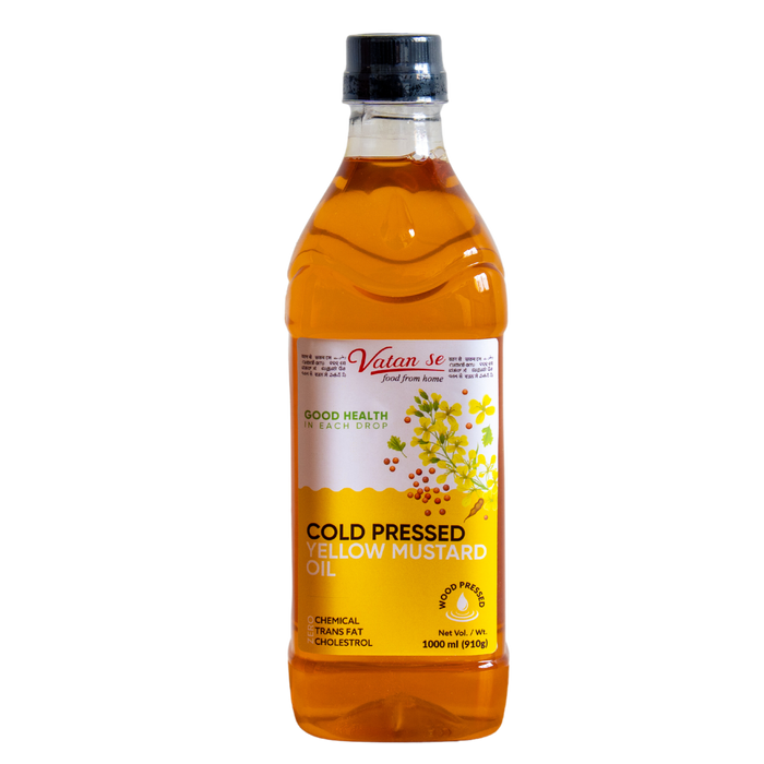 Vatan Se Cold Pressed Yellow Mustard Oil  - 1 L