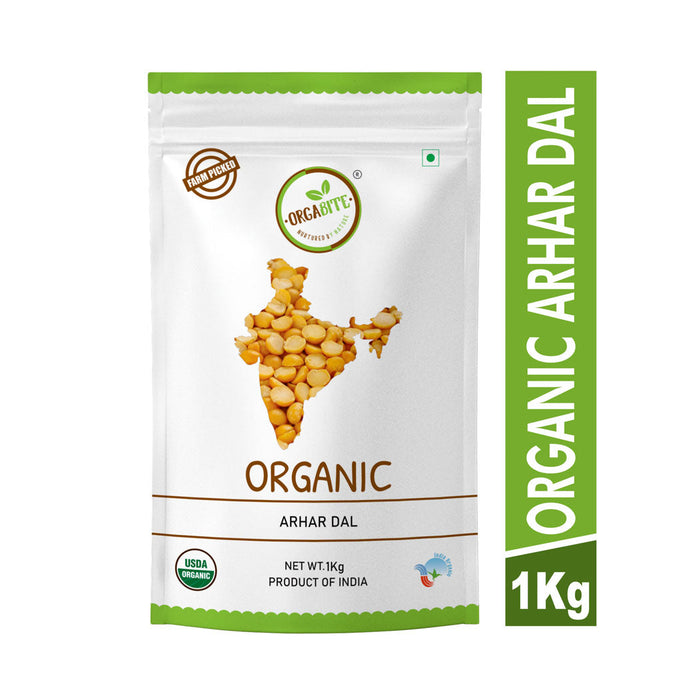 Orgabite Toor Dal (Certified ORGANIC) - 1 kg