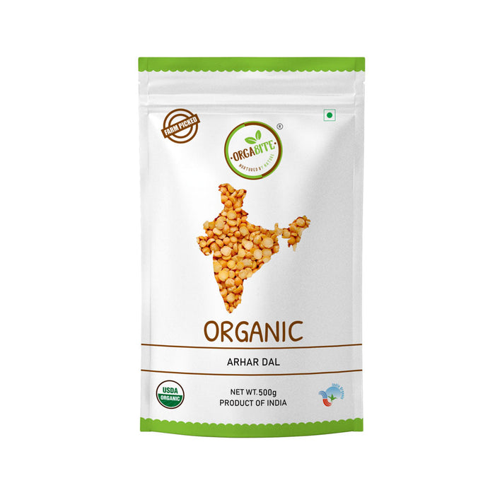 Orgabite Toor Dal (Certified ORGANIC) - 500 g