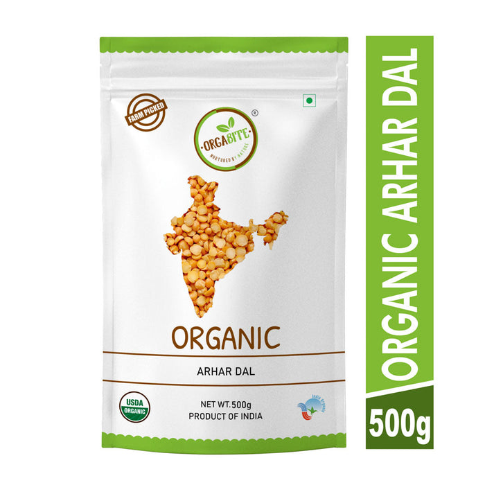 Orgabite Toor Dal (Certified ORGANIC) - 500 g