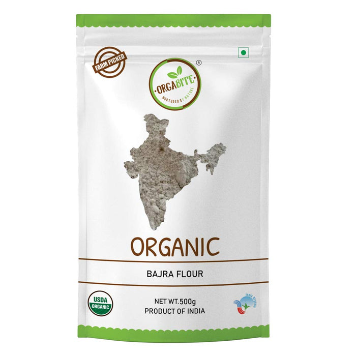 Orgabite Bajra Flour (Certified ORGANIC) - 500 g