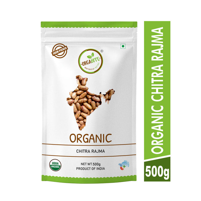 Orgabite Rajma Kidney Beans (Certified ORGANIC) - 500 g