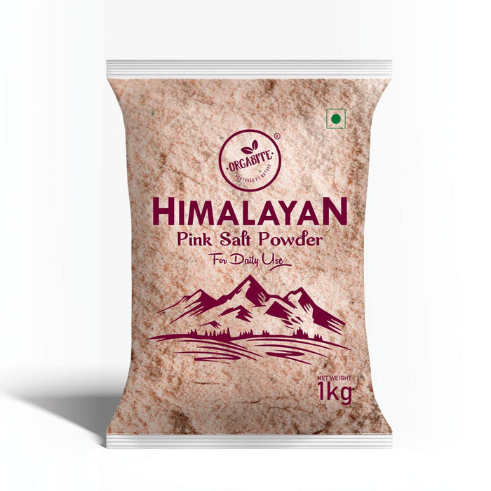 Orgabite Himalayan Dark Pink Salt(Certified ORGANIC) - 1 kg