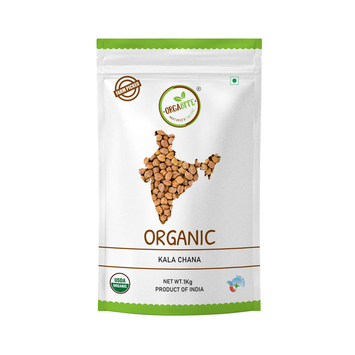 Orgabite Kala Channa (Black Channa) (Certified ORGANIC) - 1 Kg