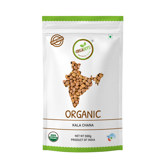 Orgabite Kala Channa (Black Channa) (Certified ORGANIC) - 500 g