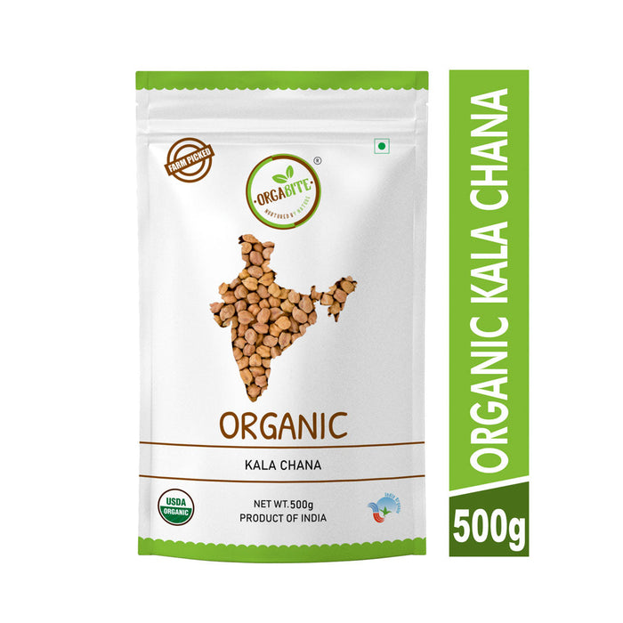 Orgabite Kala Channa (Black Channa) (Certified ORGANIC) - 500 g