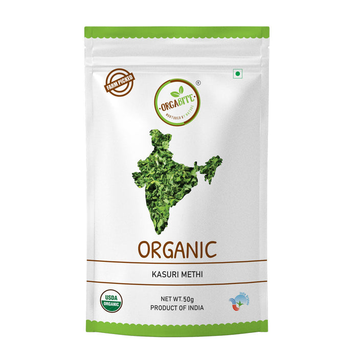 Orgabite Kasuri Methi (Certified ORGANIC) - 50 g