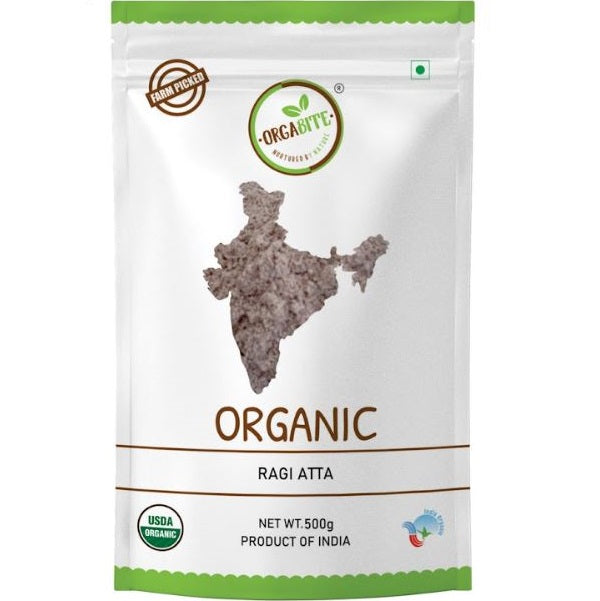 Orgabite Ragi Flour (Certified ORGANIC) - 500 g