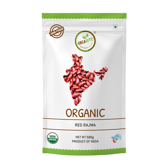 Orgabite Red Rajma (Certified ORGANIC) - 500 g