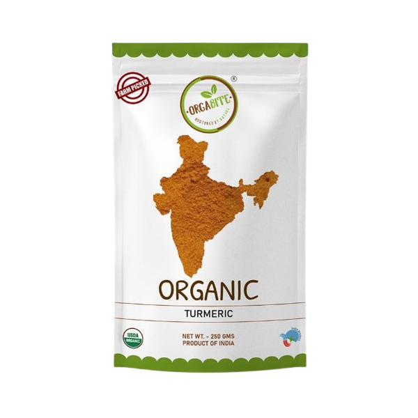 Orgabite Turmeric Powder (Certified ORGANIC) - 250 g