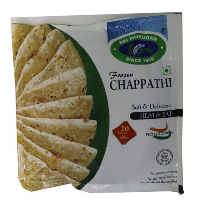 Sri Murugan Soft & Delicious Chappathi (Frozen) - 400 g