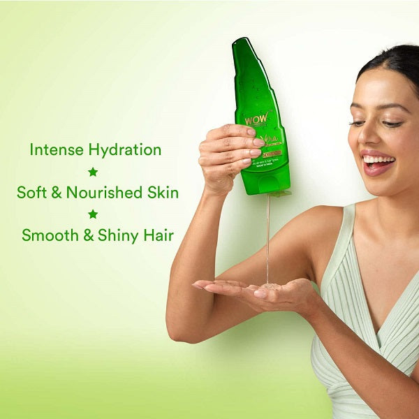 Wow Skin Science Aloe Vera Multipurpose Beauty Gel for Skin and Hair - 250 ml