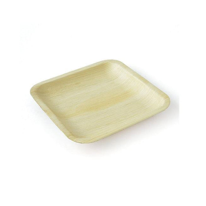 Waangoo Areca Leaf Disposable Square Plates  - 8 Inches (10 pcs)