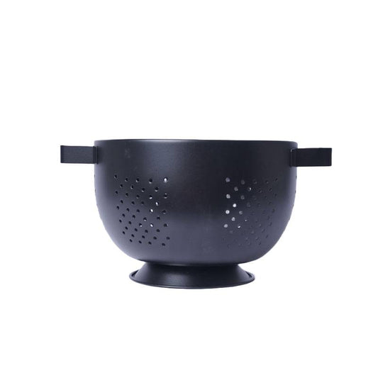 Black Metal Colander - 1 pc