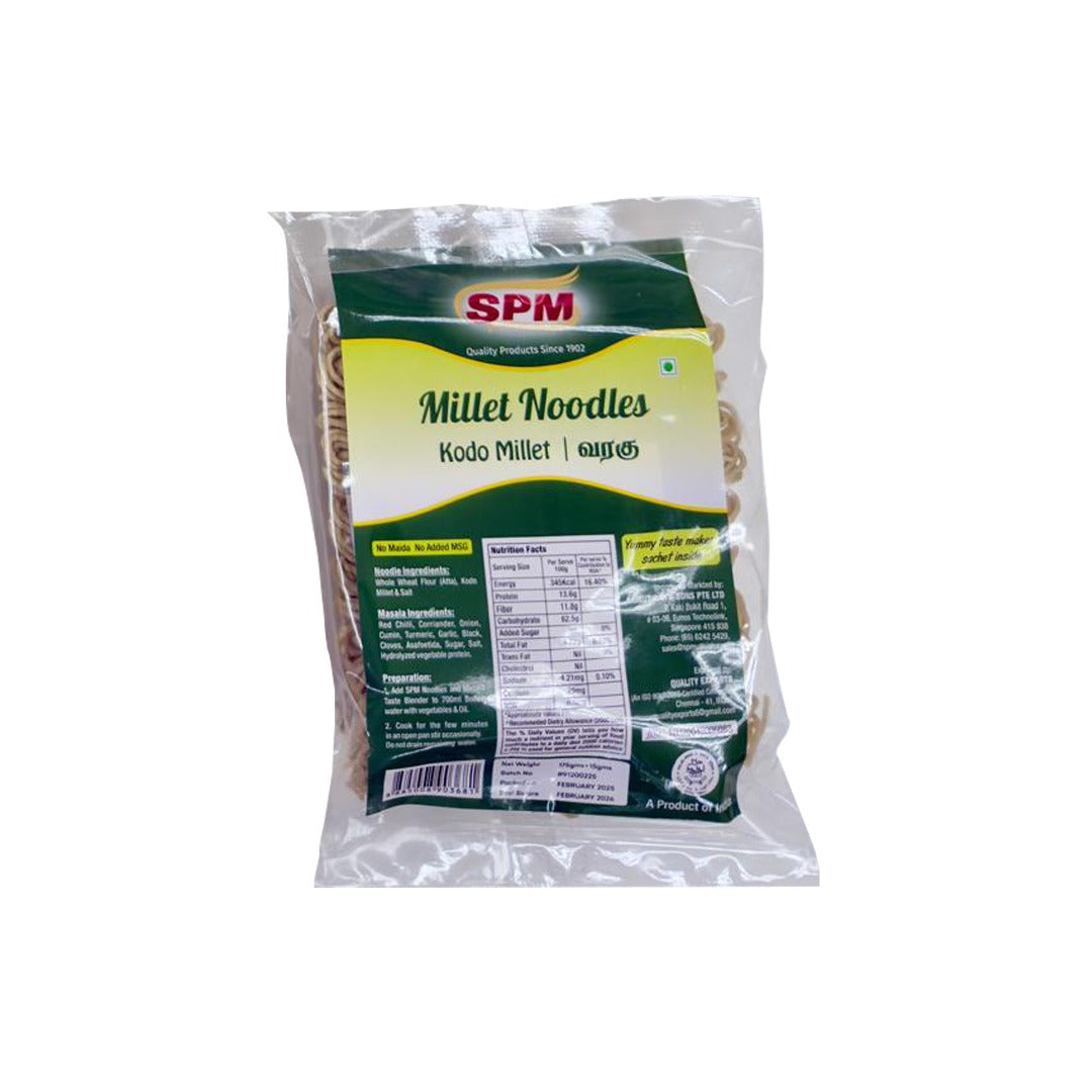 SPM Gemini Varagu (Kodo Millet) Millet Noodles With Masala Sachet - 190 g