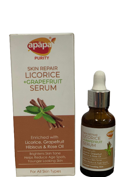 Apapa Skin Repair Licorice and Grapefruit Serum - 30ml