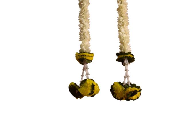 Artificial Jasmine Garland for Decoration Hanging  - 4 Feet
