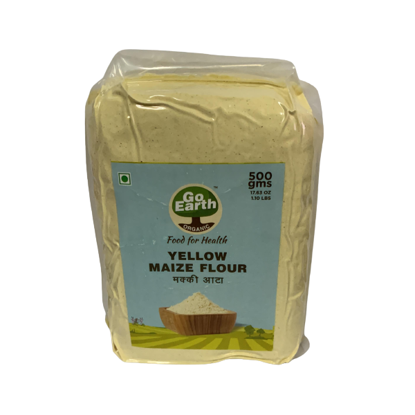 Go Earth Makki Flour/Yellow Maize (Certified ORGANIC) - 500 g