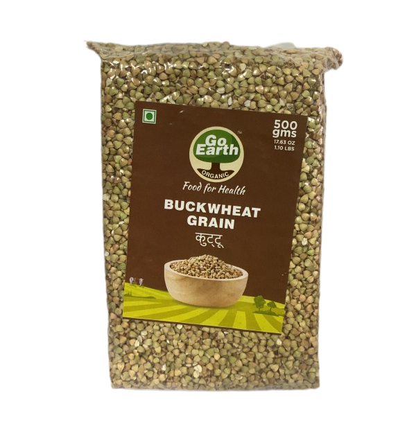 Go Earth Kuttu Buckwheat Grain Hulled Whole (Certified ORGANIC) - 500 g