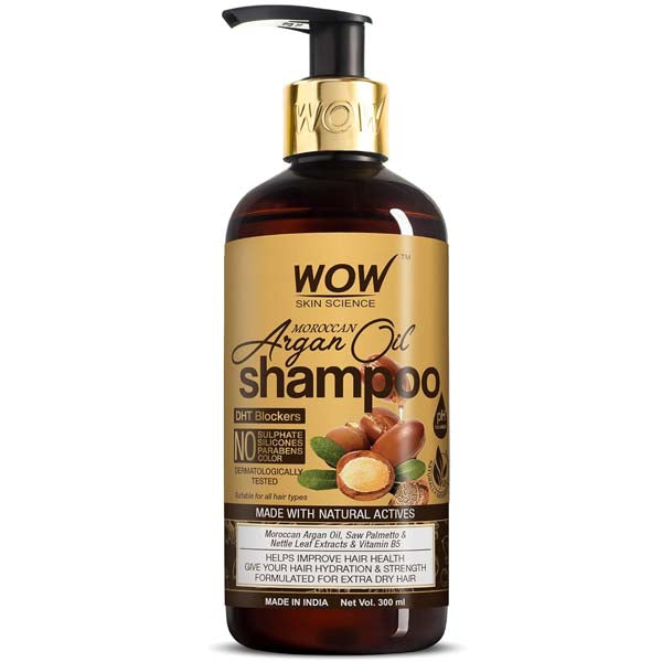 Wow Skin Science Moroccan Argan Oil Shampoo - 300 ml