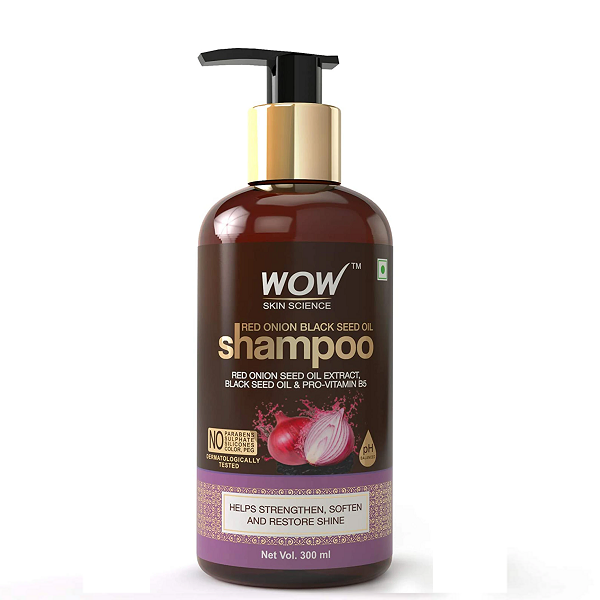 Wow Skin Science Red Onion Black Seed Oil Shampoo - 300 ml