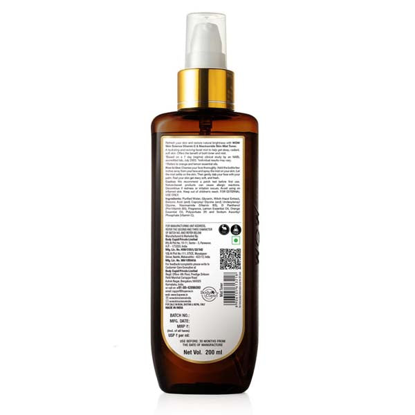 Wow Skin Science Vitamin C Skin Mist Toner - 200 ml