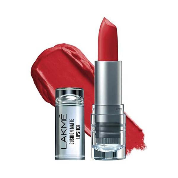 Lakme Cushion Matte Lipstick Brown Buzz - 4.5 g