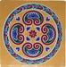 Kolam Sticker Color Medium - Set of 3 - FromIndia.com