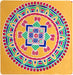 Kolam Sticker Color Medium - Set of 3 - FromIndia.com