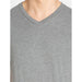 Jockey Men's T-Shirt V Neck Grey Melange - FromIndia.com