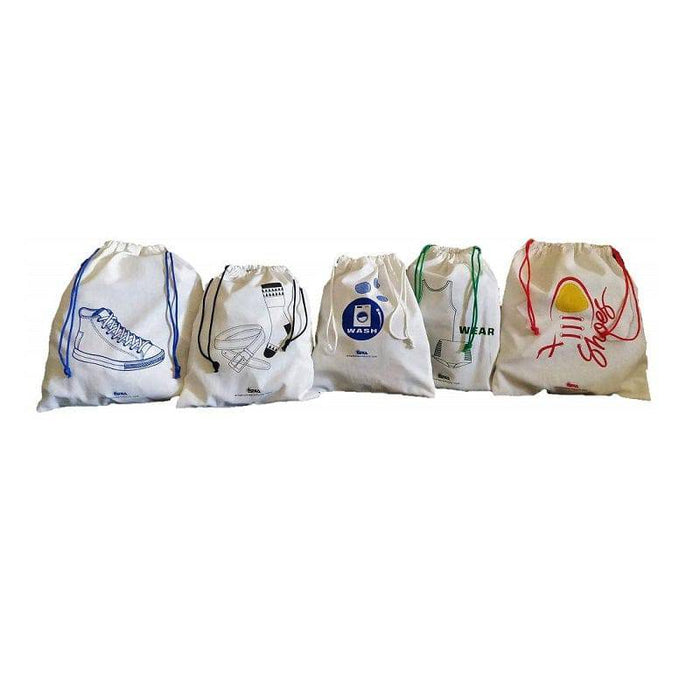 Travel Drawstring Smart Bag Set of 5 - FromIndia.com