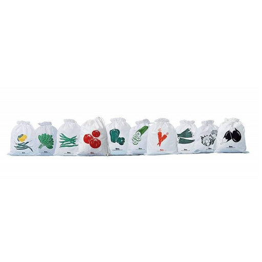 Vegetable Storage Fridge Bags-Set Of 10 - FromIndia.com