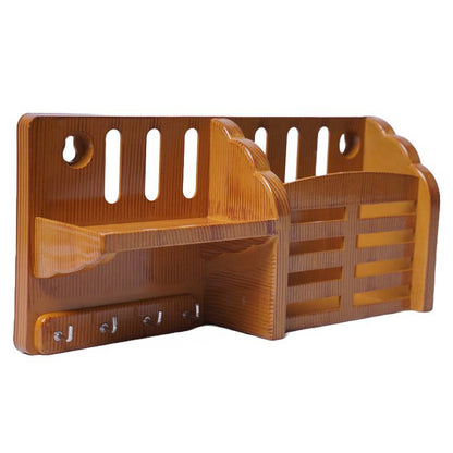 Wooden Style Plastic Mutipurpose Stand - 1 Pc