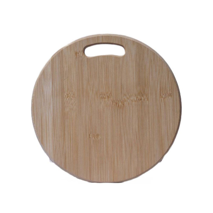 Natural Wood Chopping Round Board - 1 pc