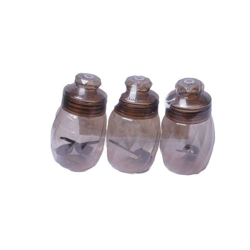 Plastic Tokiyo Jar set with lid 3 Pieces - FromIndia.com
